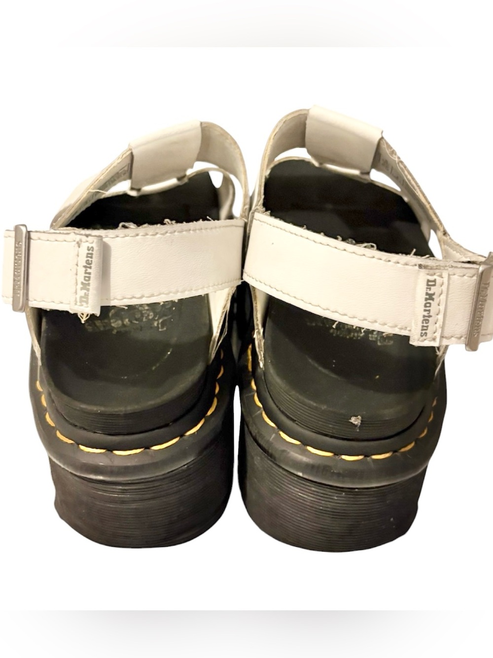 Dr. Martens FRANCIS LEATHER PLATFORM STRAP SANDALS Size 7.5 - Picture 4 of 4